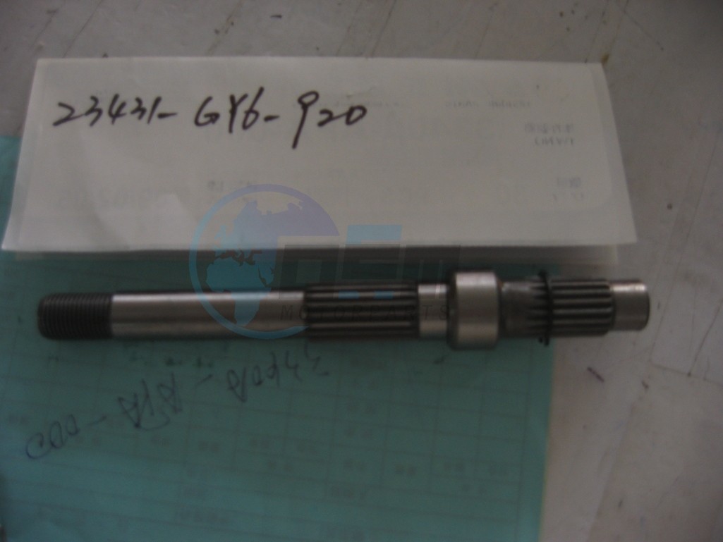 Product image: Sym - 23431-GY6-920 - FINAL SHAFT  0