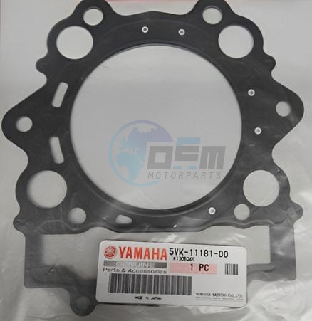 Product image: Yamaha - 5VK111810000 - GASKET, CYLINDER HEAD 1  0