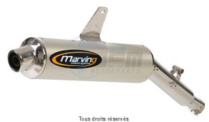 Product image: Marving - 01YA34 - Silencer  AMACAL XT600/TENERE 84/88 Approved Ø100 Chrome Cover Alu 
