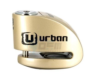 Product image: Urban - UR906M - BLOQUE-DISQUE Universal + ALARME (SCOOTER) - UR906 - Ã˜6 - Bronze 