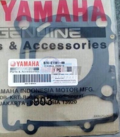 Product image: Yamaha - B74E11810000 - GASKET, CYLINDER H  0