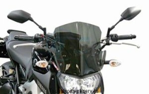 Product image: Fabbri - SAUYX161DS - Headlight fairing Gen-X Yamaha MT09 Touring - Smoke Dark   