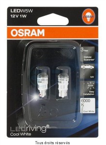 Product image: Osram - OL2825-LR6-02B - Light Light bulb plugin 12v 5w W2.1x9.5d LED Retrofit 6000K Blister 2 Light bulbs  
