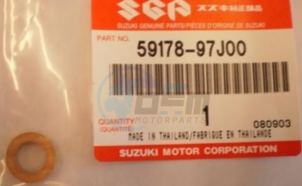 Product image: Suzuki - 59178-97J00 - Gasket drain plug  0