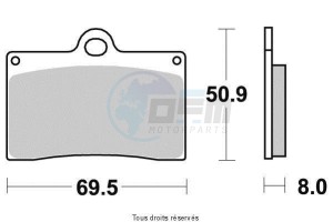 Product image: Vesrah - VD945RJL - Brake Pad Vesrah Racing      VD945RJL 