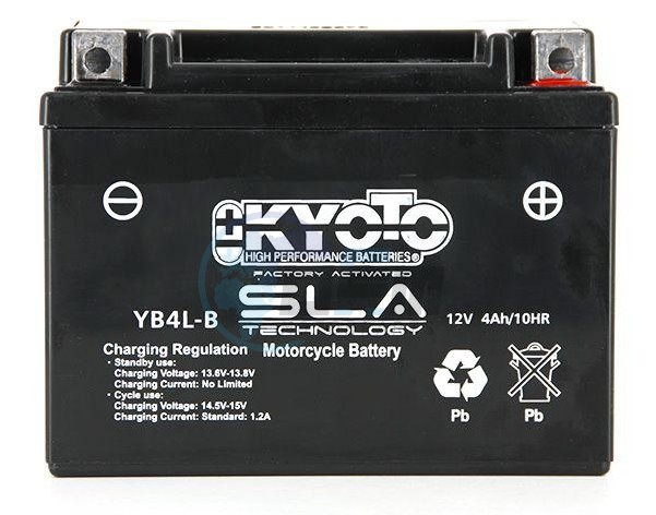 Product image: Kyoto - 512041 - Battery  Yb4l-b SLA AGM - Without Acid. Ready to Use  0