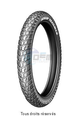 Product image: Dunlop - DUN651073 - Tyres enduro - cross 90x90 - 21.   Front  ,   Brand : Dunlop  Category : Cross enduro tyre  Quality : Divers  90x90 - 21 trailmax 54s tt av.  Banden enduro - cross 90x90 - 21  0