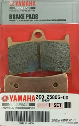 Product image: Yamaha - 2C0258050000 - BRAKE PAD KIT  0