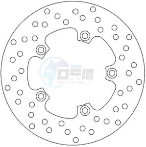 Product image: Ferodo - FMD0170R - Brake disc fixed APRILIA - with homologation TUV 