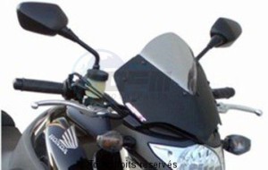 Product image: Fabbri - SAUHX138VADDC - Headlight fairing Honda CB1000R 2011/2012 GEN-X Touring Black Windscreen Clear 