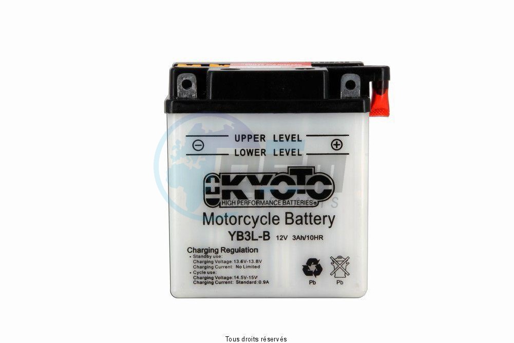 Product image: Kyoto - 712032 - Battery Yb3l-b L 99mm  W 57mm  H 111mm 12v 3ah Acid 0,23l  1