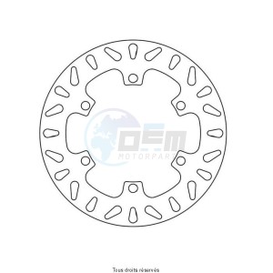 Product image: Sifam - DIS1115 - Brake Disc Kawasaki  Ø230x115x100  Mounting holes 6xØ10,5 Disk Thickness 4,5 