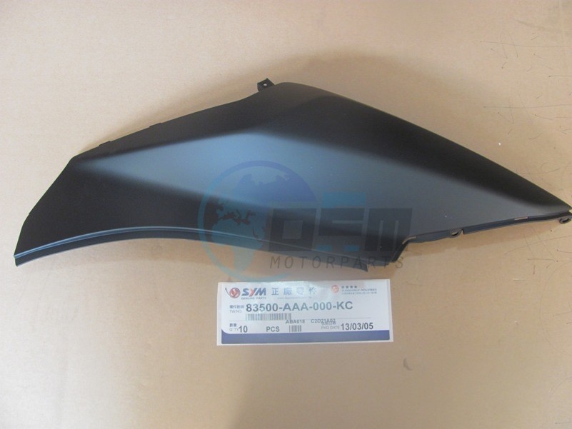Product image: Sym - 83500-AAA-000-KC - R. BODY COVER BK007U  1