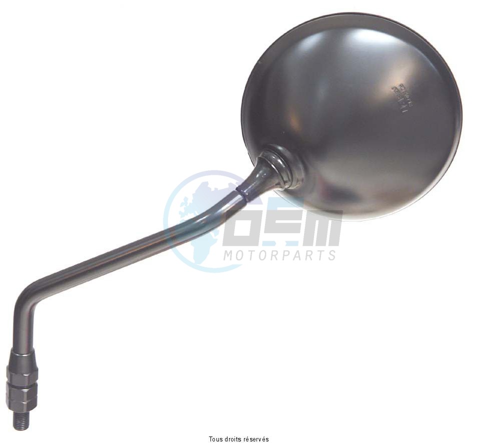 Product image: Far - MIR6094 - Mirror Right Rond M10 Black     0