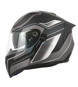 Product image: S-Line - IFV1G2205 - Integral Helmet S441 VENGE + PINLOCK - Black Mat / White - XL 