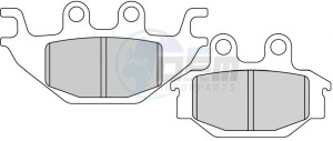Product image: Ferodo - FDB2184SG - Brakepad Sinter metal Sinter Grip Off Road 