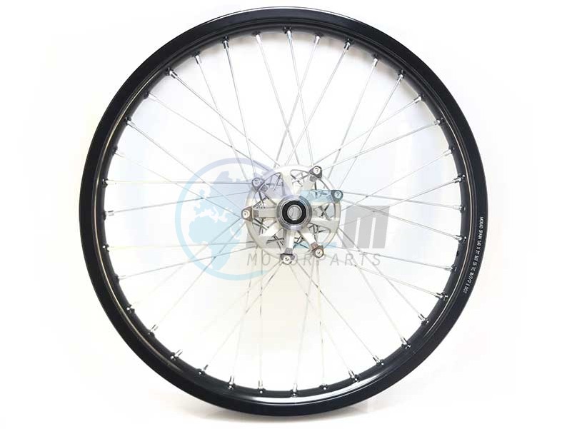 Product image: Rieju - 0/000.110.5440 - COMPLETE FRONT WHEEL ASSEMBLY W/O RUBBER  0