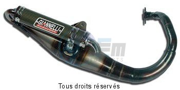 Product image: Giannelli - 31617E - Exhaust REVERSE ELYSEO 50 ROAD-TREKKER-VIVACITY EEC E13 Silencer  Kevlar  0