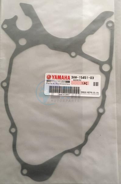 Product image: Yamaha - 3AW154510300 - GASKET, CRANKCASE COVER   0