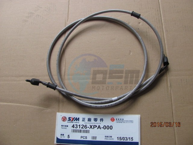 Product image: Sym - 43126-XPA-000 - RR. BRAKE HOSE COMP  0