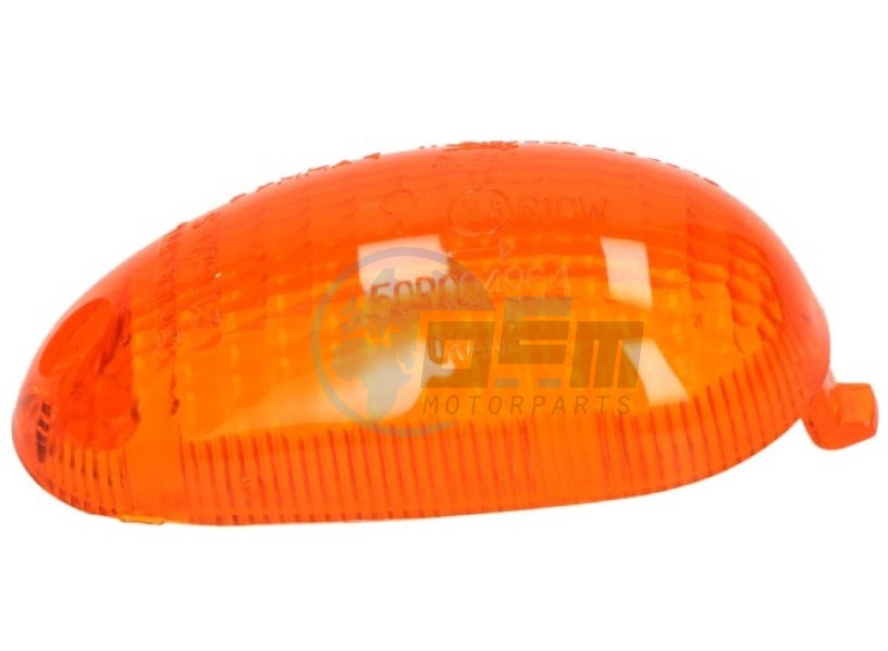 Product image: Piaggio - 498435 - FRONT FLASHER LENS LEFT  0