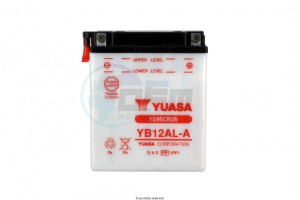 Product image: Yuasa - 812132 - Battery Yb12al-a L 134mm  W 80mm  H 160mm 12v 12ah 