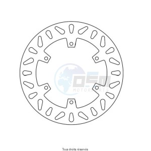 Product image: Sifam - DIS1233 - Brake Disc Aprilia Ø220x124x110,5  Mounting holes 6xØ6,5 Disk Thickness 5 