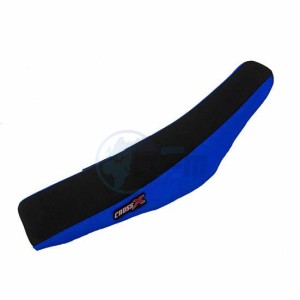 Product image: Crossx - M712-2BBL - Saddle Cover HUSABERG TE 125 250 300 -12 2 STROKE TOP BLACK- SIDE BLUE (M712-2BBL) 