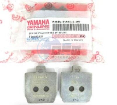 Product image: Yamaha - 5BRF58110000 - PAD, CALIPER 2  0