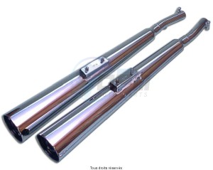 Product image: Marving - 01K2033 - Silencer  MARVI Z650F/Z750 Approved - Sold as 1 pair Chrome  