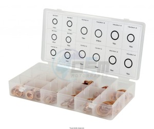 Product image: Sifam - RC001 - Case with copper seals in the 14 most used dimensions. Total 190 pieces 