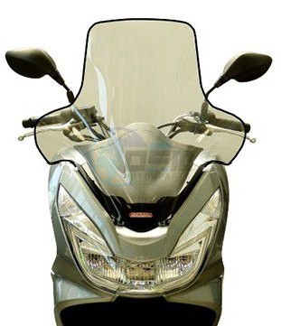 Product image: Fabbri - PAR3140BE - Windscreen Honda PCX 125 2014 High with top edgeApproved TUV  0