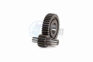 Product image: Malossi - 6711079 - Gear wheel secondairy - HTQ Teeth-ratio 15/41 - shaft Ø17mm 