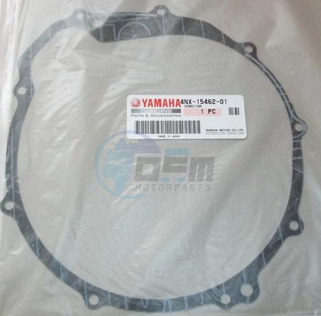 Product image: Yamaha - 4NX154620100 - GASKET, CRANKCASE COVER 3  0