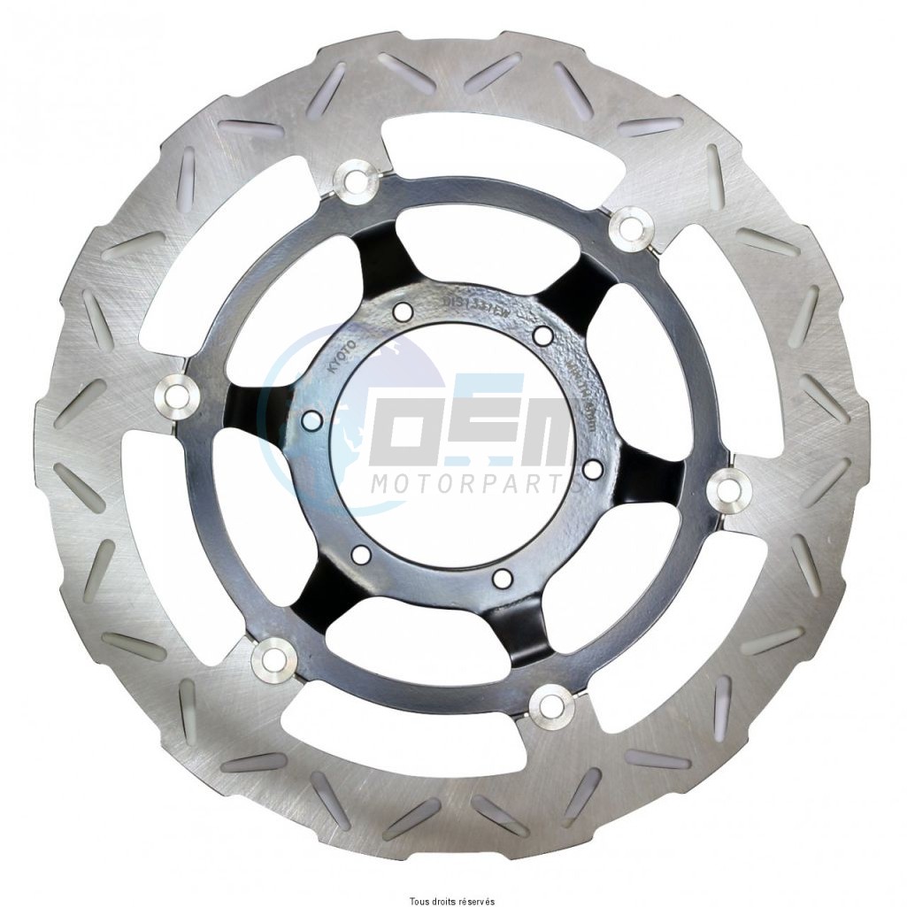 Product image: Sifam - DIS1331FW - Brake Disc Honda Ø320x110x94  Mounting holes 6Ø6,5  Disk Thickness 4,5 ET-Offset 15   0