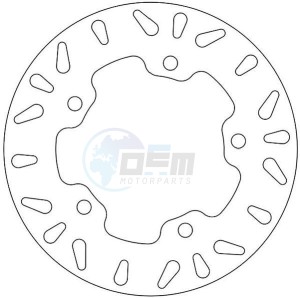 Product image: Ferodo - FMD0419R - Brake disc fixed SYM - Approval TÜV 