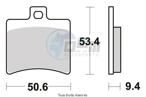 Product image: Sifam - S1113N - Brake Pad Sifam Sinter Metal   S1113N  1