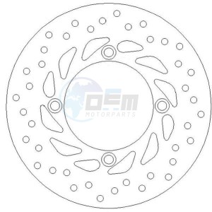 Product image: Ferodo - FMD0425R - Brake disc fixed HONDA - with homologation TUV 