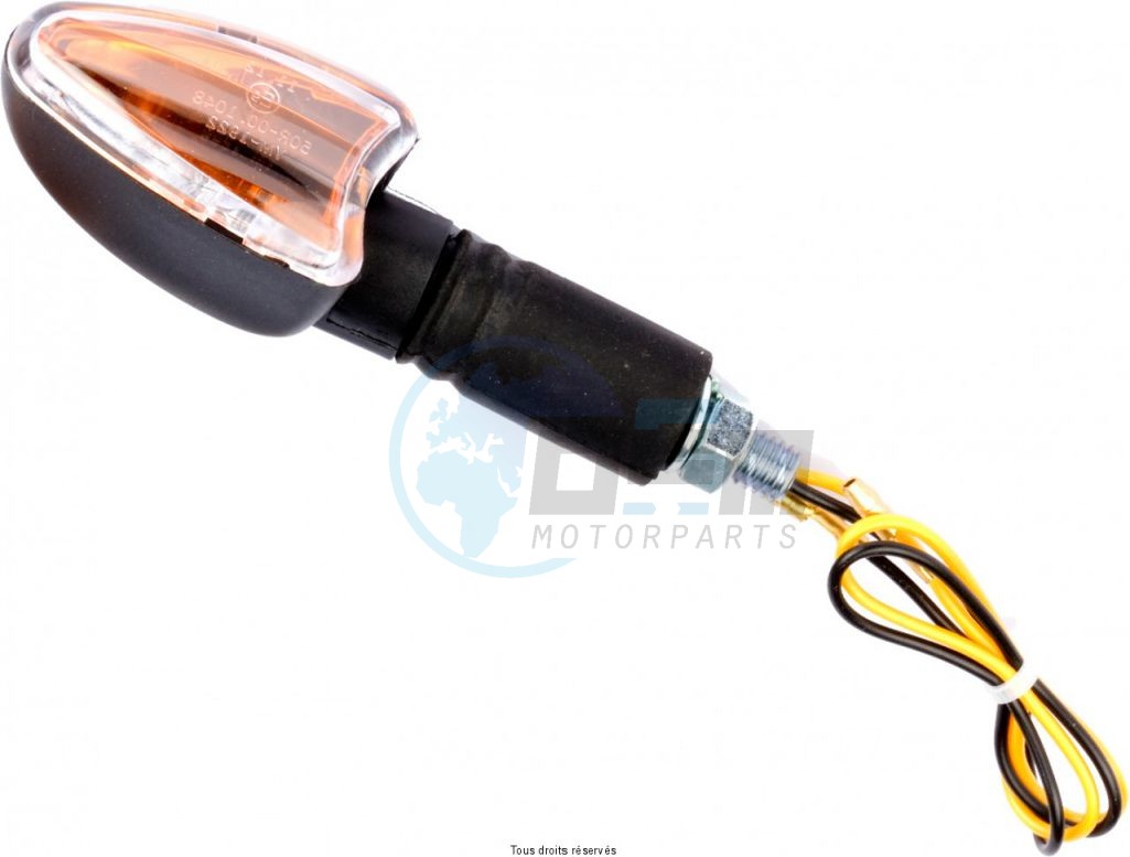 Product image: Sifam - CLI7008 - Indicators Mini 1 pair  C.E Triangle Long Black Light bulb : OL7570 12v 21w  0
