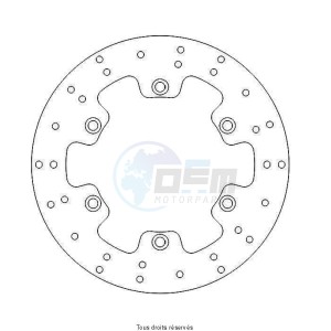 Product image: Sifam - DIS1186 - Brake Disc Suzuki Ø300x142x121  Mounting holes 6xØ10,5 Disk Thickness 4 