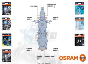Product image: Osram - KITAMP02NR1 - Light Light bulb kit Honda CB 500 F 2012-   