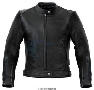 Product image: S-Line - VESTLEAW13 - Jacket Leather Female Size M Shoulder-Elbow and Back Protectors CE <br/> Ep Leather 1.2 mm 