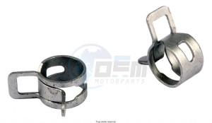 Product image: Kyoto - 97L121 - Fuel line Hose clamp   Ø7-8mm   Delivery 1 package with 10 pieces 