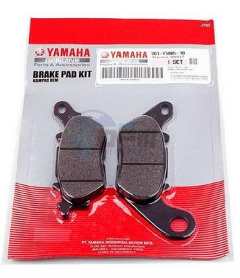 Product image: Yamaha - 3C1F58051000 - BRAKE PAD KIT  0