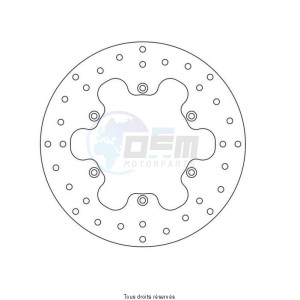 Product image: Sifam - DIS1214 - Brake Disc Yamaha Ø245x134x118  Mounting holes 6xØ6,5 Disk Thickness 3 