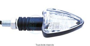 Product image: Sifam - CLI7018 - Mini indicator pair LED C.E Triangle Long Black Approved C.E 