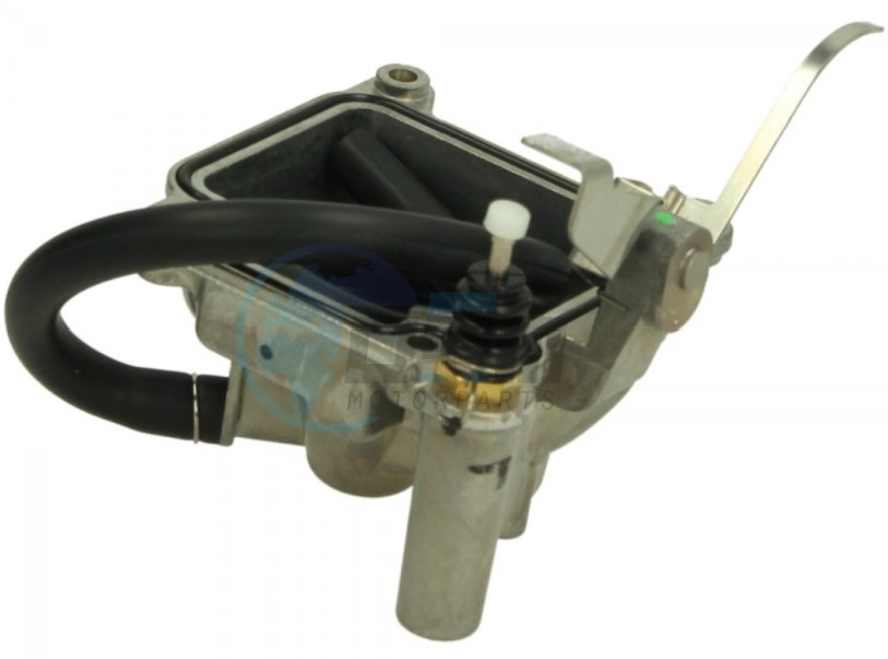 Product image: Piaggio - CM156710 - COMPLETE FLOAT CHAMBER  0