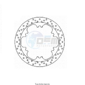 Product image: Sifam - DIS1103 - Brake Disc Kawasaki Ø300x239x180  Mounting holes 6xØ16 Disk Thickness 5 