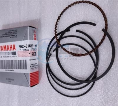 Product image: Yamaha - 50CE16030000 - PISTON RING SET (S  0