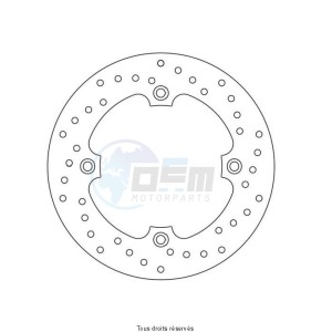 Product image: Sifam - DIS1182 - Brake Disc Suzuki  Ø220x142x118  Mounting holes 4xØ10,5 Disk Thickness 4 